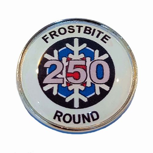 Frostbite Round standard badge